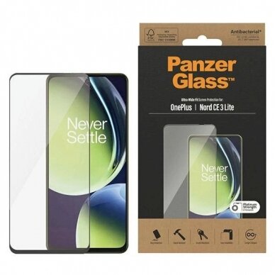 PanzerGlass Ultra-Wide Fit apsauginis stiklas  OnePlus Nord CE 3 Lite