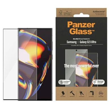 PanzerGlass Ultra-Wide Fit apsauginis stiklas Applicator Samsung Galaxy S23 Ultra