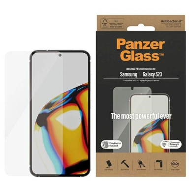 PanzerGlass Ultra-Wide Fit apsauginis stiklas applicator Samsung Galaxy S23