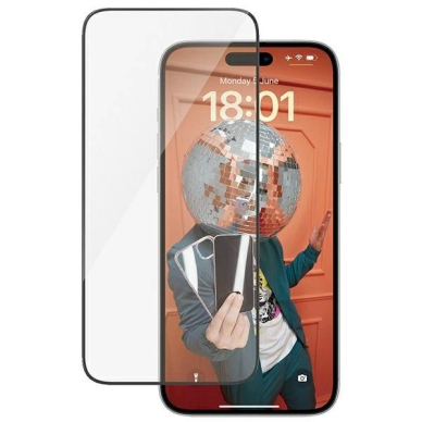 PanzerGlass Ultra-Wide Fit apsauginis stiklas positioner iPhone 15 Plus