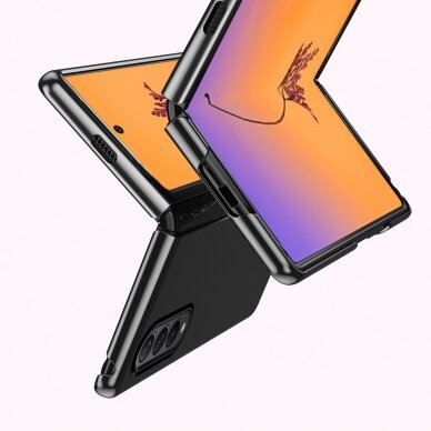 Dėklas Plating Samsung Galaxy Z Fold 4 Juodais kraštais 5