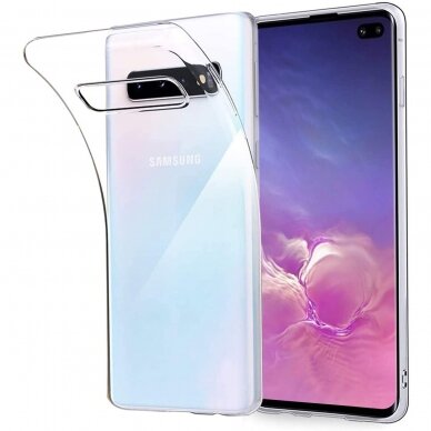 Plonas Tpu Dėklas 0.5Mm "Ultra Clear" Samsung Galaxy S10 Permatomas