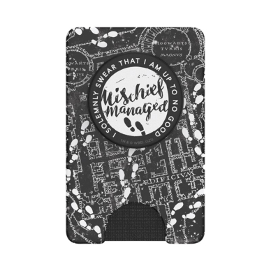 [Užsakomoji prekė] Portofel telefon - PopSockets PopWallet - Mischief Managed Marauder's Map 2