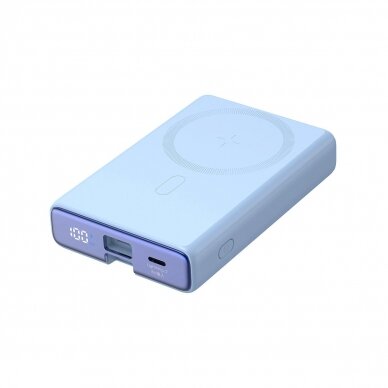 Powerbank Joyroom JR-PBM01 magnetic 10000mAh 20Wstand + Lightning Kabelis - USB-C - blue 1