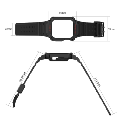 Apyrankė Protect Strap Band for Watch 9 / 8 / 7 / 6 / 5 / 4 / 3 / 2 / SE (41 / 40 / 38mm) Rožinė 4