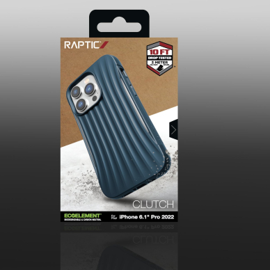 Dėklas Raptic Clutch Case iPhone 14 Pro Mėlynas 4