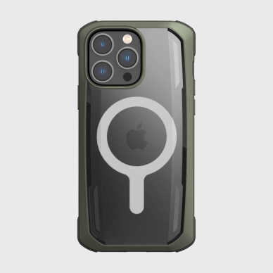 Dėklas Raptic Secure Case for iPhone 14 Pro Max with MagSafe Žalias 1