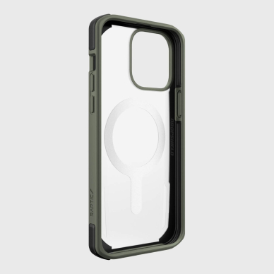 Dėklas Raptic Secure Case for iPhone 14 Pro Max with MagSafe Žalias 9