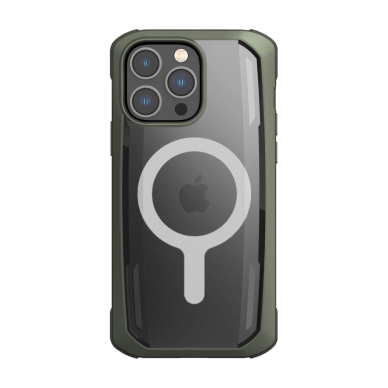 Dėklas Raptic Secure Case for iPhone 14 Pro Max with MagSafe Žalias