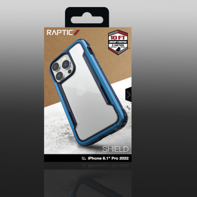 Dėklas Raptic Shield Case iPhone 14 Pro Mėlynas 4