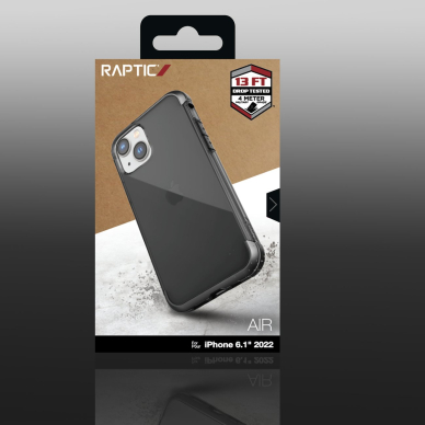 Dėklas Raptic X-Doria Air Case iPhone 14 Pilkas 2