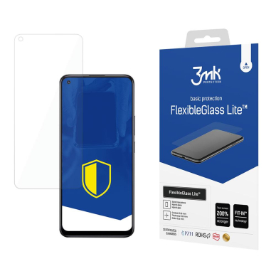 Lankstus apsauginis stiklas 3mk FlexibleGlass Lite Realme 8 5G