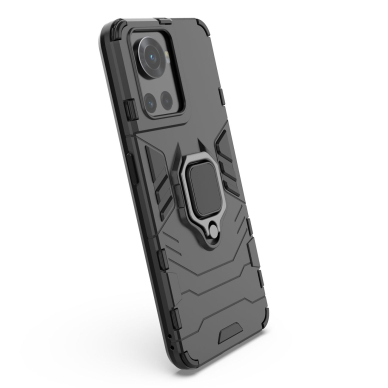 Dėklas Ring Armor armored hybrid OnePlus Ace Juodas 3