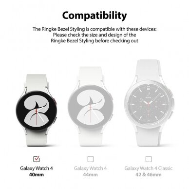 Ringke [Bezel Styling] For Galaxy Watch 6 Case (44mm / 40mm) Frame Protector