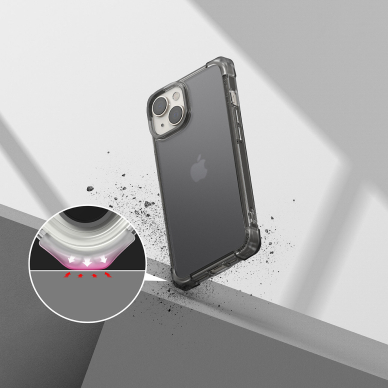 Dėklas Ringke Fusion Bumper case for iPhone 14 Plus Pilkas 4