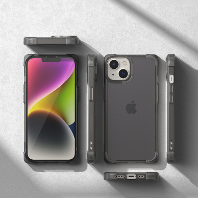 Dėklas Ringke Fusion Bumper case for iPhone 14 Plus Pilkas 6