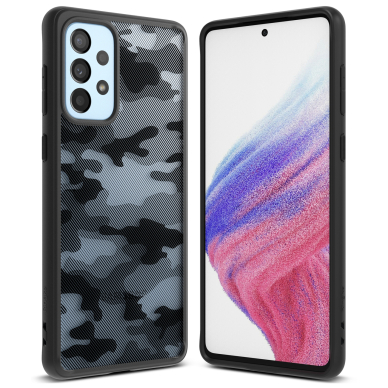 Dėklas Ringke Fusion Matte samsung galaxy a73 Juodas