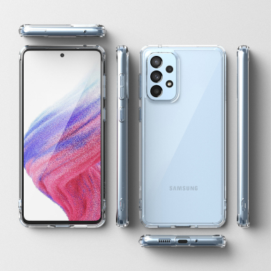 Dėklas Ringke Fusion TPU Samsung Galaxy A73 Skaidrus 7