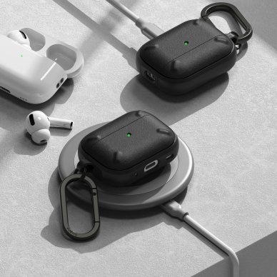 Dėklas ausinėms Ringke Onyx AirPods Pro 2 Juodas 4