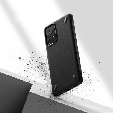 Dėklas Ringke Onyx Durable TPU Samsung Galaxy A72 5G Pilkas (OXSG0038) 5