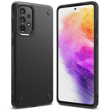 Dėklas Ringke Onyx Durable TPU Samsung Galaxy A73 Juodas