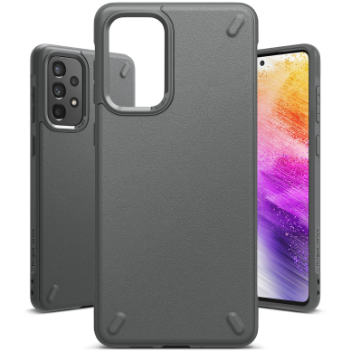 Dėklas Ringke Onyx Durable TPU Samsung Galaxy A73 Pilkas 1