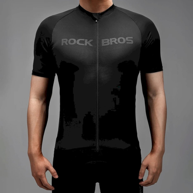 Rockbros 15120002002 short sleeve cycling jersey M - Juodas 9