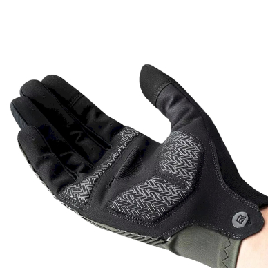 Rockbros 16110006002 shock-absorbing cycling gloves size M - žalias Juodas 2