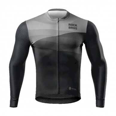 Rockbros cycling jersey 15120009002 long sleeve spring/summer M - Juodas 1