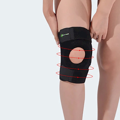 Rockbros LF1106L sports protector patella knee joint, size L - Juodas (2 pcs.) 7