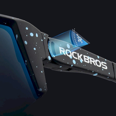 Rockbros SP297 polarizing cycling glasses - Juodas 7