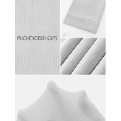 Rockbros XT9002W cycling sleeves - baltas (2 pcs.) 4