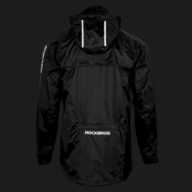 Rockbros YPY013BK3XL Rain Jacket Breathable Windproof XXXL - Juodas 2