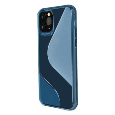 S-Case Lankstus Tpu Dėklas Huawei P40 Lite E Mėlynas