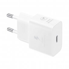 Samsung EP-T2510NWEGEU 25W SFC USB-C GaN wall Įkroviklis  - baltas