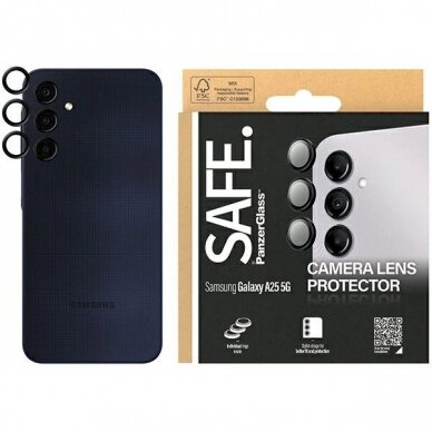 SAFE by PanzerGlass Kameros apsauga Samsung Galaxy A25 5G -Juodas