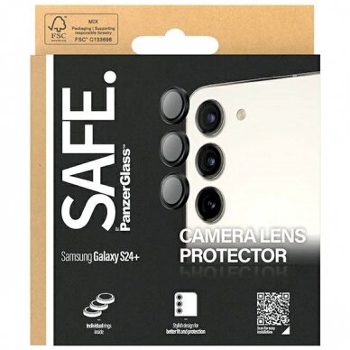 SAFE by PanzerGlass Kameros apsauga Samsung Galaxy S24+ -Juodas  3