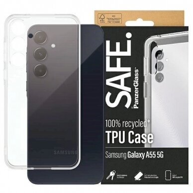 SAFE by PanzerGlass Dėklas Samsung Galaxy A55 5G - Permatomas