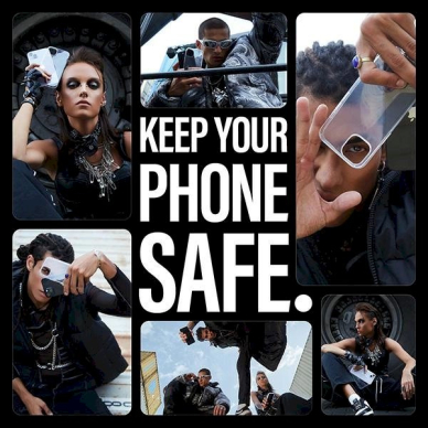 SAFE by PanzerGlass recycled TPU Dėklas iPhone 15 Plus - Permatomas 2