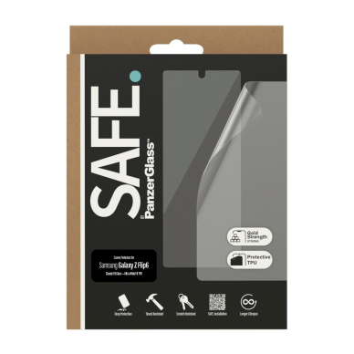 SAFE by PanzerGlass set Apsauginis stiklas + plėvelė Samsung Galaxy Z Flip 6 2