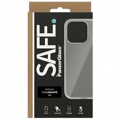 SAFE by PanzerGlass Apsauginis stiklas Samsung Galaxy A14 5G - Permatomas 3