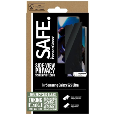 SAFE by PanzerGlass Ultra-Wide Fit Privacy Apsauginis stiklas Samsung Galaxy S25 Ultra 3