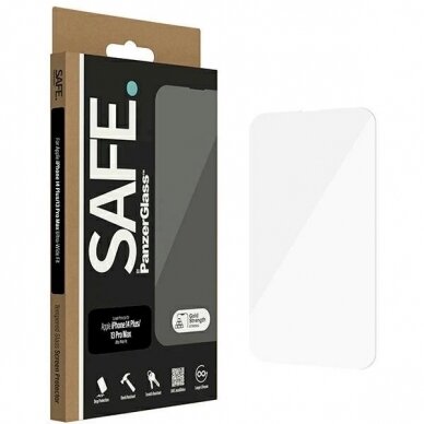 SAFE by PanzerGlass Ultra-Wide Fit Apsauginis stiklas iPhone 14 Plus / 13 Pro Max