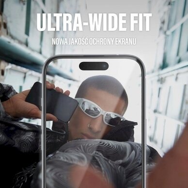 SAFE by PanzerGlass Ultra-Wide Fit Apsauginis stiklas iPhone 15 5