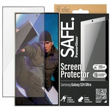 SAFE by PanzerGlass Ultra-Wide Fit Apsauginis stiklas Samsung Galaxy S24 Ultra