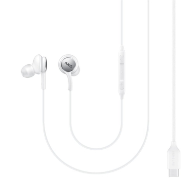 Samsung AKG USB Type C Earphone ANC (Active Noise Cancelling) Baltos (EO-IC100BWEGEU)