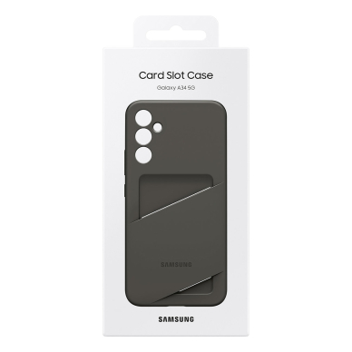 Dėklas Samsung Card Slot Samsung Galaxy A34 5G Juodas (EF-OA346TBEGWW) 4