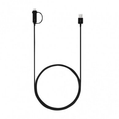 [Užsakomoji prekė] Samsung - Charging Cable (EP-DG950DBEGWW) - USB to Micro-USB, Type-C, 1.5m - Juodas 1