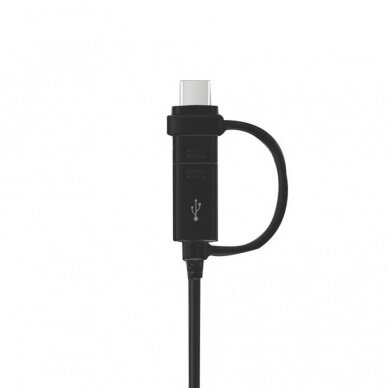 [Užsakomoji prekė] Samsung - Charging Cable (EP-DG950DBEGWW) - USB to Micro-USB, Type-C, 1.5m - Juodas 2