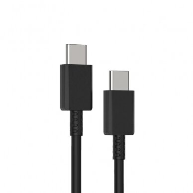 [Užsakomoji prekė] Samsung - Data Cable (EP-DG977BBE), Type-C to Type-C, 100W, 0.98m - Juodas (Bulk Packing) 4